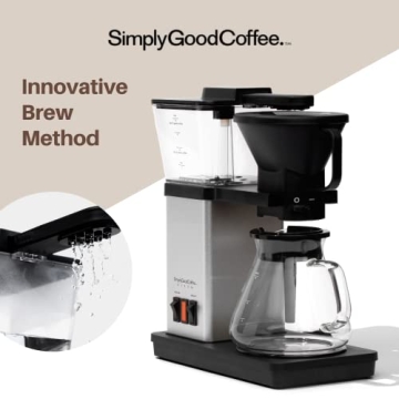 SimplyGoodCoffee Maker Easy Use 8 Cup Brewer