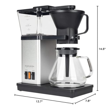 SimplyGoodCoffee Maker Easy Use 8 Cup Brewer