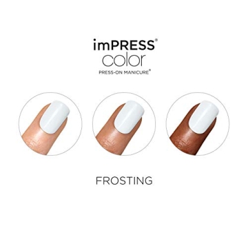 KISS imPRESS No Glue Press On Nails in Frosting
