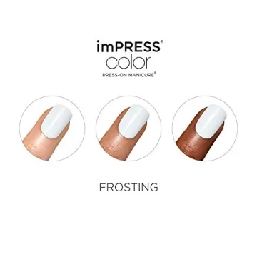KISS imPRESS No Glue Press On Nails in Frosting
