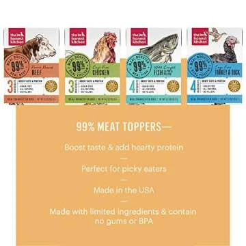 The Honest Kitchen Human Grade Grain Free Meal Booster: 99% Salmon & Pollock (12 pack), 5.5 oz