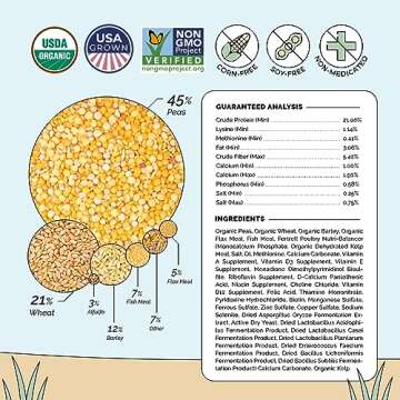 Mile Four Organic Non-GMO Chicken Feed Sample 2 lb