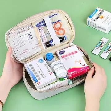 PHEZEN Portable First Aid Bag - Essential Travel Companion