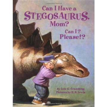 Engaging Dinosaur Book for Kids - Stegosaurus Fun