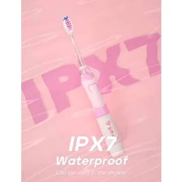 SEAGO Kids Electric Toothbrush with LED Light and Timer