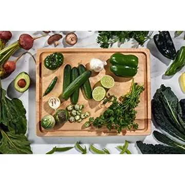 Large Maple Wood Cutting Board with Gift Box - Perfect for Cooking