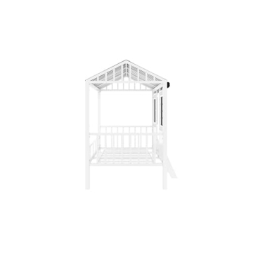 Little Seeds Rowan Valley Forest Loft Bed Twin Black White