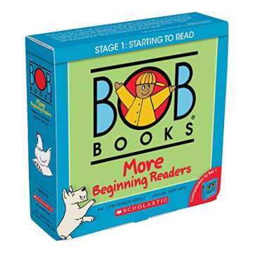 Bob Books - More Beginning Readers Box Set | Phonics, Ages 4 and up, Kindergarten (Stage 1: Starting...