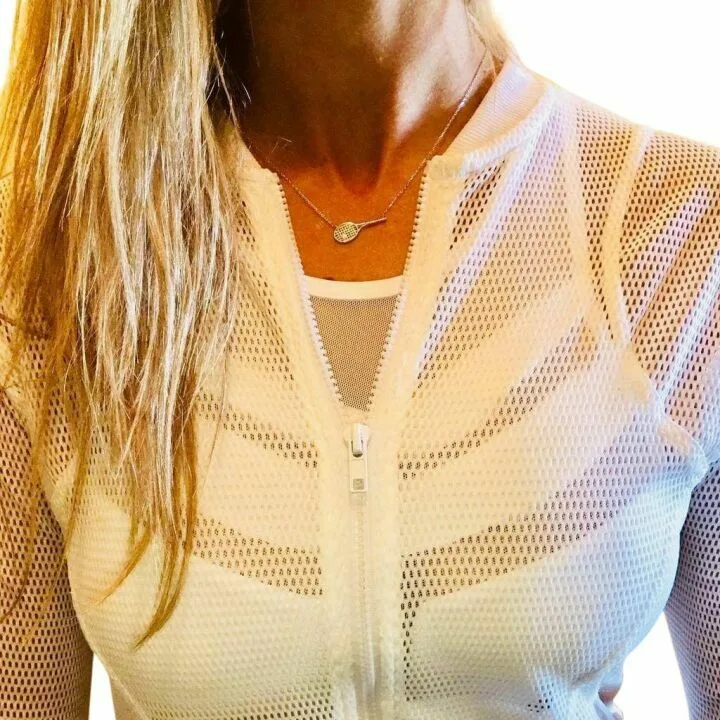 Stylish Tennis Necklace - Inspired Jewelry for Sports Lovers