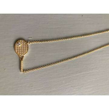 Stylish Tennis Necklace - Inspired Jewelry for Sports Lovers