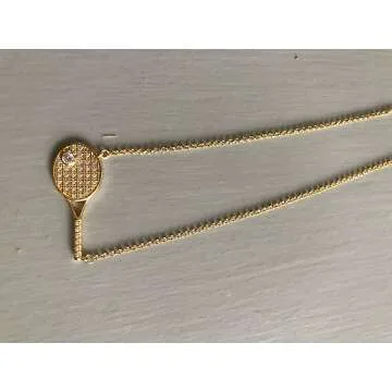 Stylish Tennis Necklace - Inspired Jewelry for Sports Lovers