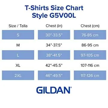 Gildan Women's V-Neck T-Shirt 2-Pack Cotton Comfort