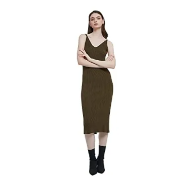 Stylish RZIV Women's Sleeveless Sweater Dress for All