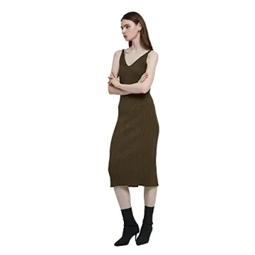 Stylish RZIV Women's Sleeveless Sweater Dress for All
