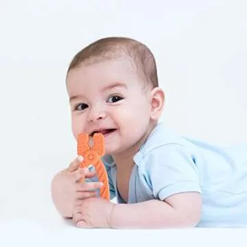 Fu Store Silicone Teething Toys for Infants - 4 Pack