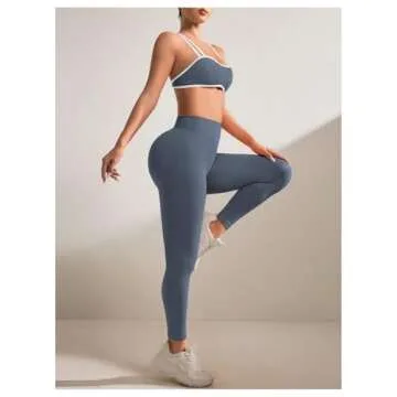 SHENHE Women's Seamless Workout Set 2 Piece Tracksuit