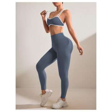 SHENHE Women's Seamless Workout Set 2 Piece Tracksuit