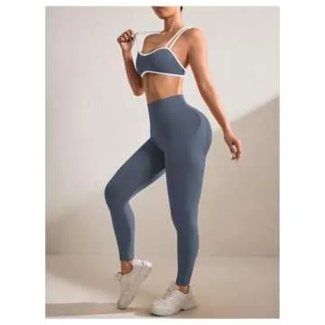 SHENHE Women's Seamless Workout Set 2 Piece Tracksuit