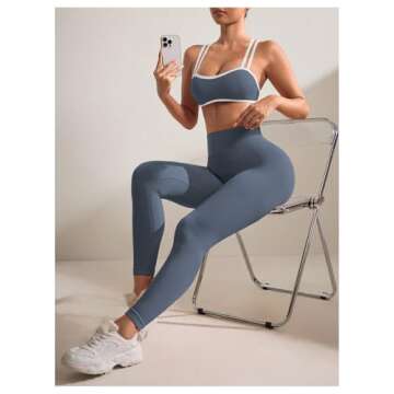 SHENHE Women's Seamless Workout Set 2 Piece Tracksuit