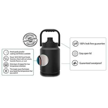 Seriously Ice Cold SIC 128 oz. Insulated Chug Cap Jug - Ultimate Hydration Solution