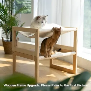 FUKUMARU Cat Hammock Bed, Stylish and Durable Pet Furniture