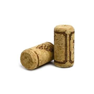 Double Lever Hand Corker – For Standard Wine, Belgian Beer, and Synthetic Plastic Corks, Wine Corker Tool with 20 Count Wine Corks (Red)