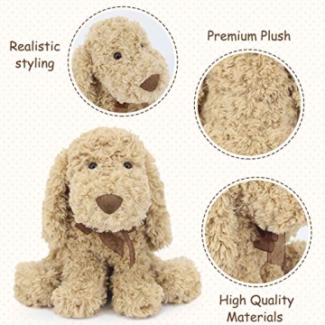 Adorable Goldendoodle Stuffed Animal for Kids Ages 0-100