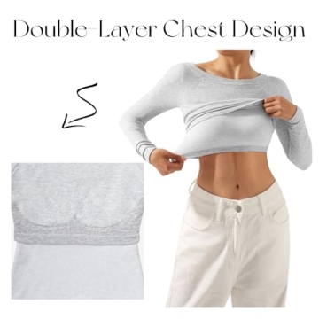 Shop SUUKSESS Women’s Seamless Ribbed Long Sleeve Top