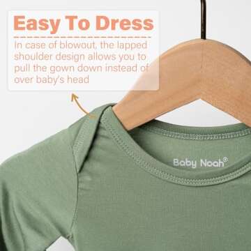 Soft Knotted Gowns for Newborns - Perfect Baby Shower Gift