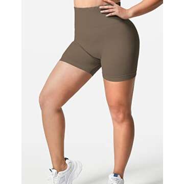 YEOREO Women Scrunch Workout Shorts High Waisted Comfort