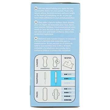 Natracare Organic Cotton Super Tampons with Cardboard Applicator, Plastic Free, Chlorine Free, Biodegradable & Compostable (1 Pack, 16 Tampons Total)