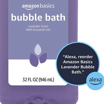 Lavender Bubble Bath - Amazon Basics 32 oz Relaxation