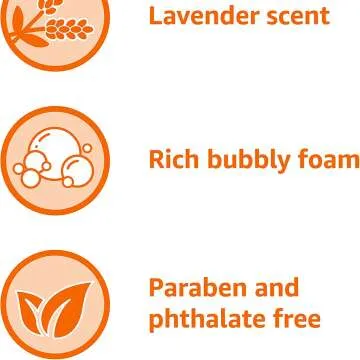 Lavender Bubble Bath - Amazon Basics 32 oz Relaxation