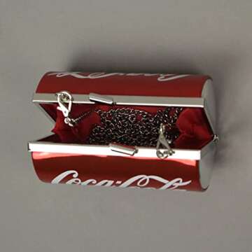 Coca-Cola Classic Can Evening Bag - Stylish Nostalgia Clutch
