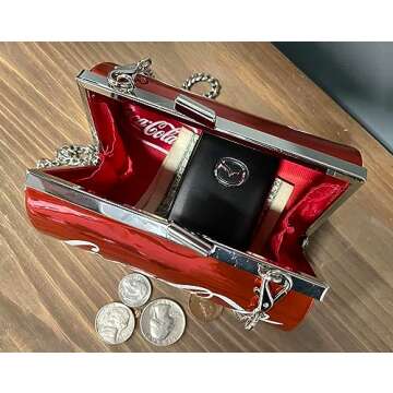 Coca-Cola Classic Can Evening Bag - Stylish Nostalgia Clutch