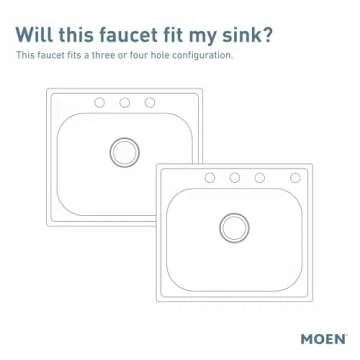 Moen Spot Resist Stainless Kitchen Faucet with Side Spray