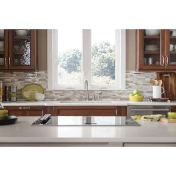 Moen Spot Resist Stainless Kitchen Faucet with Side Spray