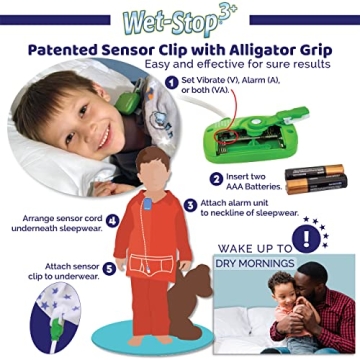 Wet Stop Bedwetting Alarm for Boys & Girls, Sleep Aid