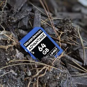 Delkin Devices 64GB Advantage SDXC Memory Card UHS-I (U3/V30) - High Speed SD Card 64GB for Cameras | Memory Cards for Cameras with 4K UHD, Full HD, Shock/Water/X-Ray Proof