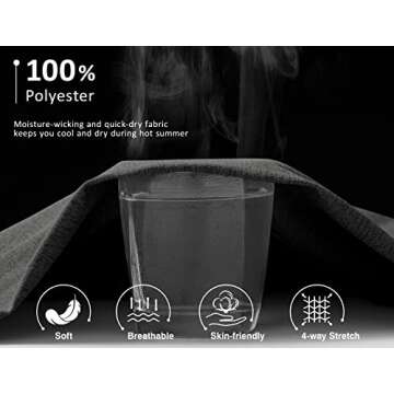 Rdruko Women's Golf Shirts Short Sleeve Dry Fit V Neck Tennis Tops Moisture Wicking Athletic Workout Polo T Shirts UPF 50+, Cement Gray, M