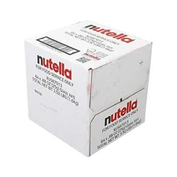 Nutella Hazelnut Spread Mini Glass Jars - 64 Packs