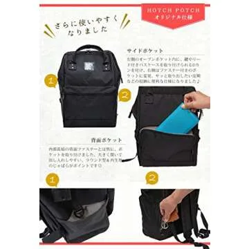 Kah&Kee Functional Anti-theft Travel Backpack for All