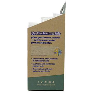 Sponge Daddy Dye Free Sponges 3 Pack (Pack of 2-6 Sponges Total)