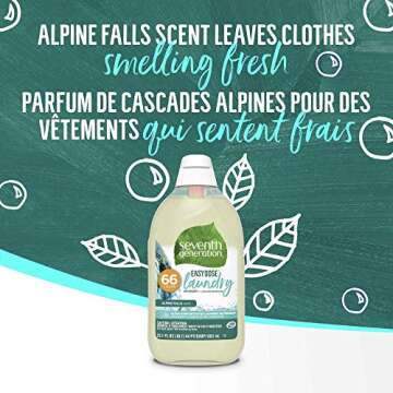 Seventh Generation EasyDose Laundry Detergent - Alpine Falls