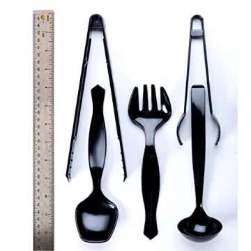 Biodegradable EcoPure Serving Utensils Combo Pack - 18 Count