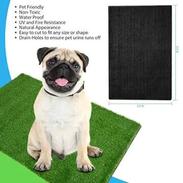 Durable 4 Tone Artificial Grass Turf for Pets and Gardens