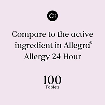 Non-Drowsy Fexofenadine HCl 180mg Allergy Relief Like Allegra