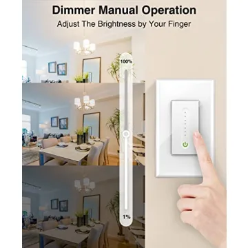 GHome Smart Dimmer Switch - Voice-Controlled, Easy Installation