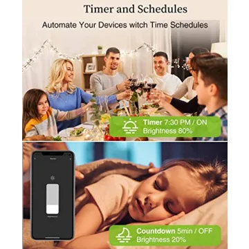 GHome Smart Dimmer Switch - Voice-Controlled, Easy Installation