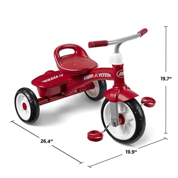 Radio Flyer Red Rider Trike for Toddlers Age 2.5-5